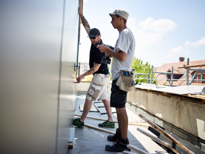 Fassadenbau Isolation CF020704