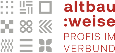 Altbauweise Logo Grau Bordeaux Web